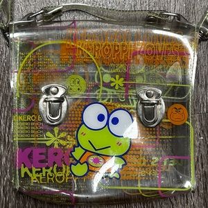 Vintage Sanrio “Keroppi Loves Summer”Clear PVC Purse